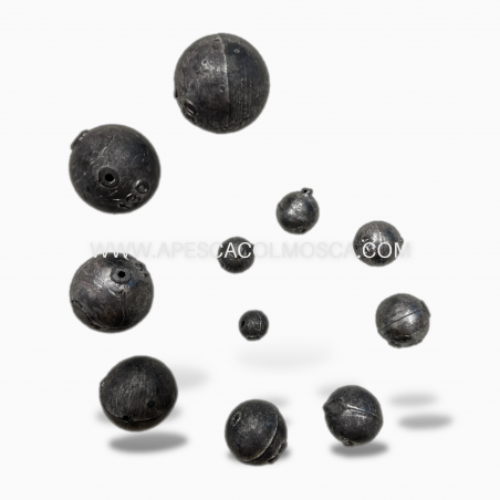 Piombo A pesca col Mosca a Palla scorrevole