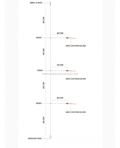 A pesca col mosca Filosa con pesciolini - A pesca col Mosca