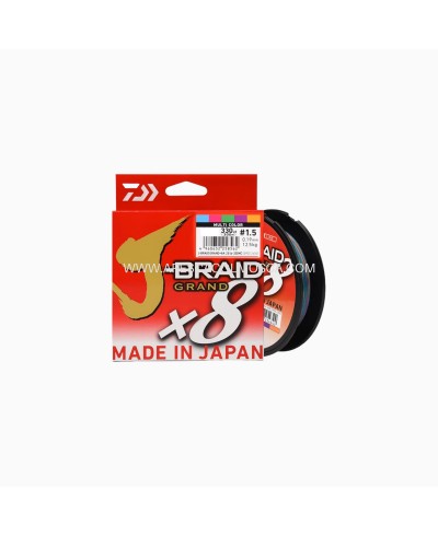 Daiwa J-Braid Grand x8 Multicolor - 300 MT