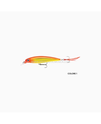 A pesca col mosca Jerkbait Rapala X-Rap 8 Cm