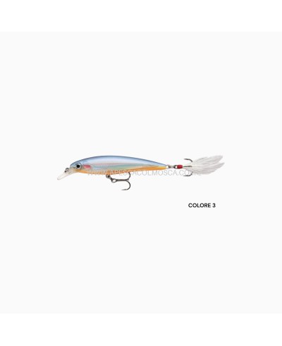 A pesca col mosca Jerkbait Rapala X-Rap 8 Cm