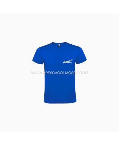 T-Shirt A pesca col Mosca Blue Navy