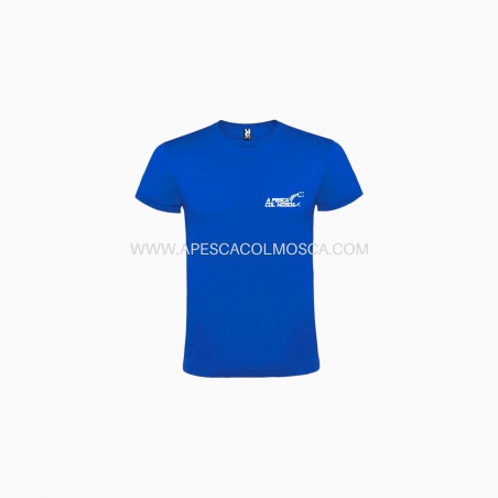 T-Shirt A pesca col Mosca Blue Navy