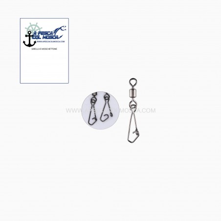 A pesca col Mosca Girella con moschettone