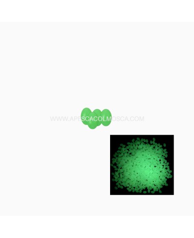 A pesca col Mosca pallini morbidi verdi