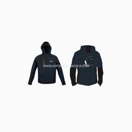 Giubbotto A pesca col Mosca Montebianco Man SoftShell