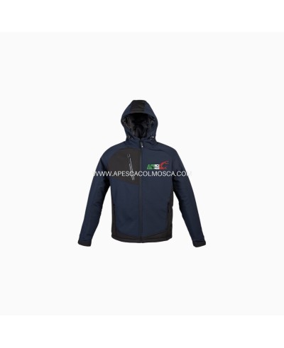 Giubbotto A pesca col Mosca Montebianco Man SoftShell