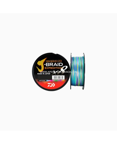 Daiwa Trecciato J-Braid Expedition X8 Multicolor - 300 MT