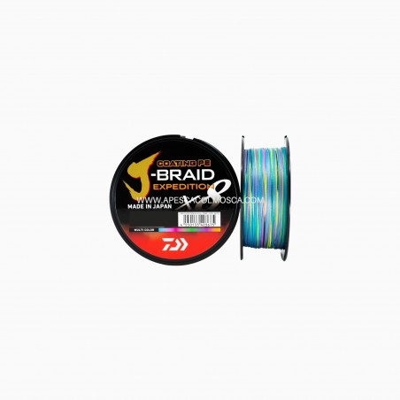 Daiwa Trecciato J-Braid Expedition X8 Multicolor - 300 MT