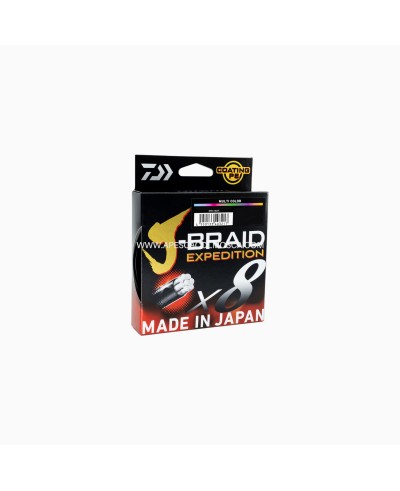 Daiwa Trecciato J-Braid Expedition X8 Multicolor - 150 MT