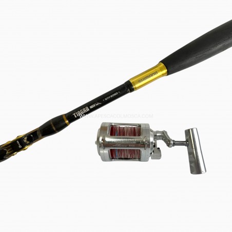 Combo usato Canna Shimano Tiagra + Mulinello Alutecnos Albacore 30/50